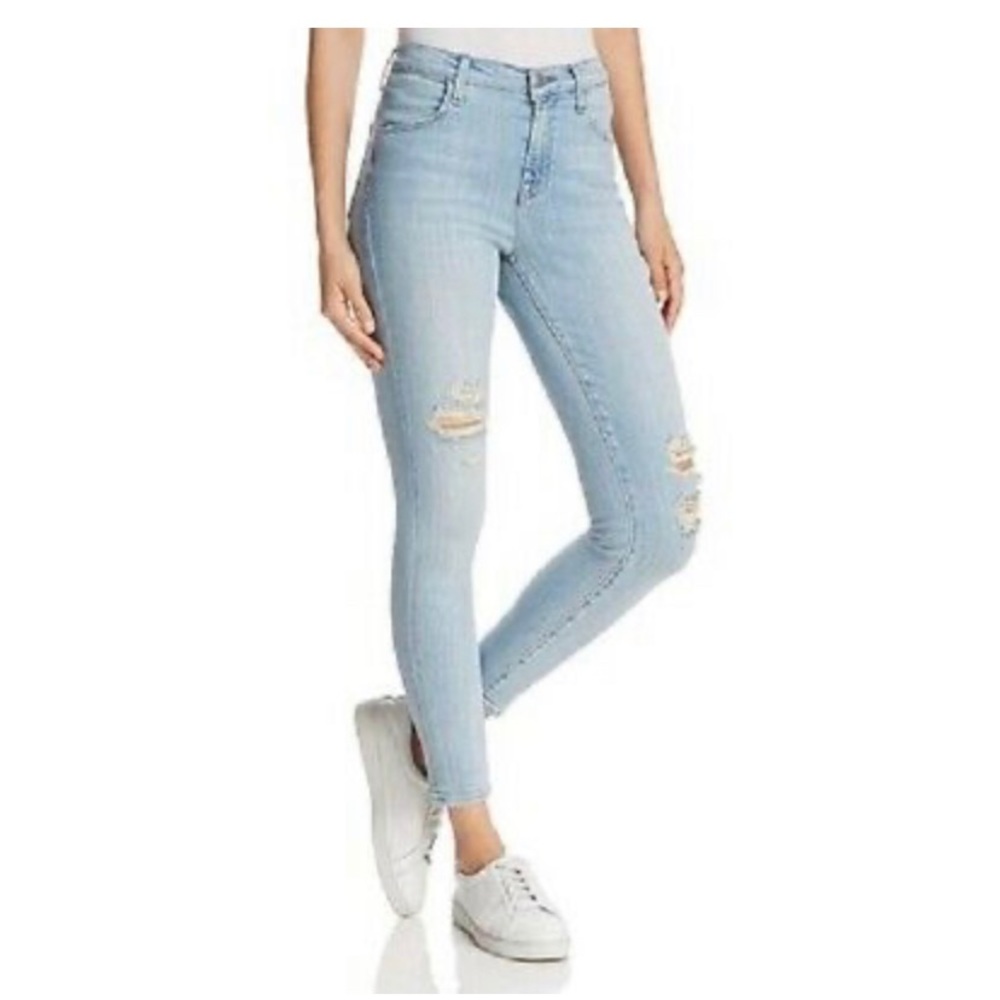 J Brand Alana High Rise Crop Jean